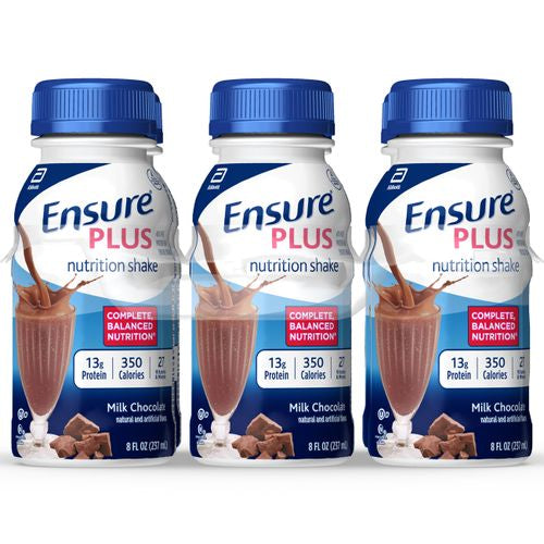 Ensure Plus Nutrition Shake Milk Chocolate - 6 ct/48 fl oz