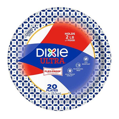 Dixie Ultra Paper Plates  10 1/16   20 Ct