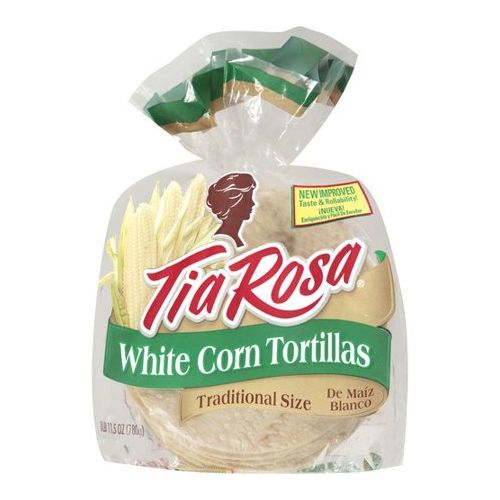 WHITE CORN TORTILLAS, WHITE CORN