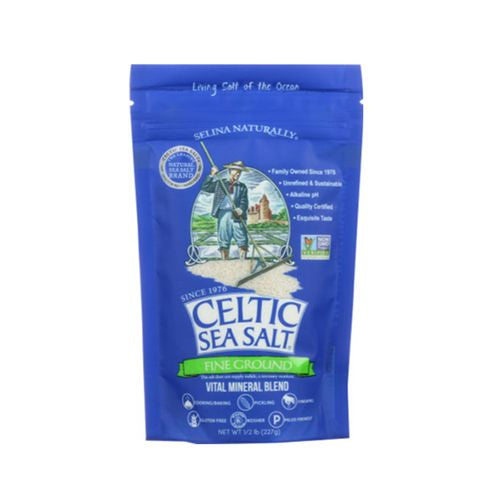 Celtic Sea Salt, Fine Ground Resealable Bag, 8 oz (B009NT3JD4)