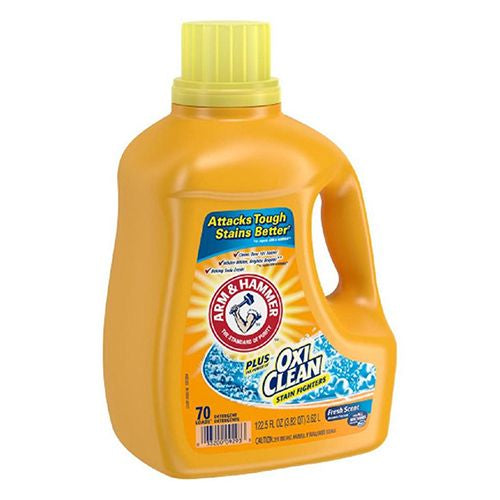 Arm & Hammer Plus OxiClean Fresh Scent  70 Loads Liquid Laundry Detergent  122.5 Fl oz