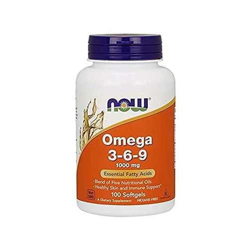 Now Supplements Omega-3-6-9 Softgels  1000 Mg  100 Ct