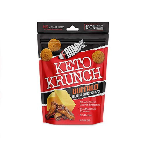3pk FBOMB Krunch Cheese Crisps Buffalo Flavored Made W/ Real Cheddar 1.75oz(J)