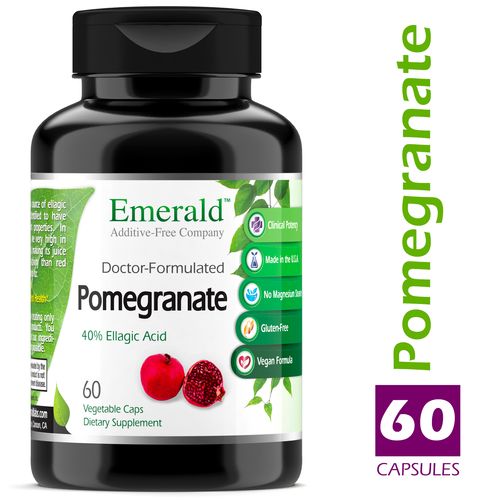 Emerald Labs Pomegranate - Supports Heart Health  Artery Health  Immune System  Potent Antioxidant - 60 Vegetable Capsules