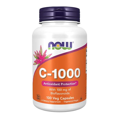 C-1000 with Bioflavonoids  100 Veg Capsules  NOW Foods