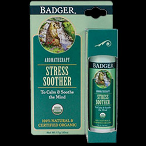 Badger - Stress Soother Balm  Aromatherapy Balm Stick  Certified Organic  Aromatherapy Oil  Essential Oil