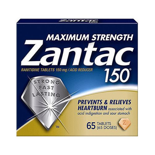 Zantac 150Mg Maximum Strength Acid Reducer, 8 ct