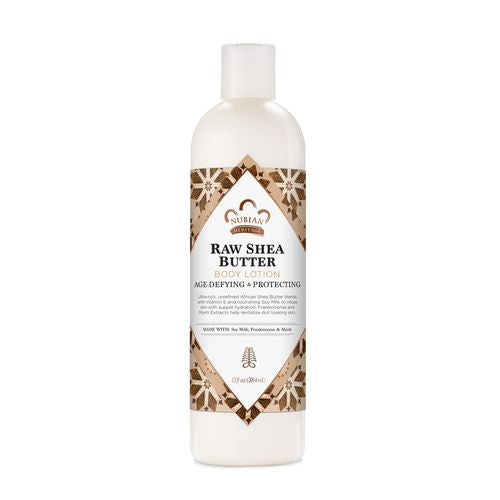 Nubian Heritage Raw Shea Butter Body Lotion 13 oz