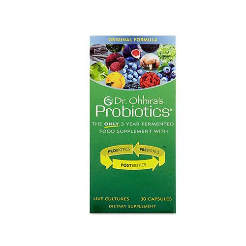 Dr. Ohhira’s Probiotics Original Formula with 3 Year Fermented Prebiotics  Live Active Probiotics and The only Product with Postbiotic Metabolites  30 Capsules