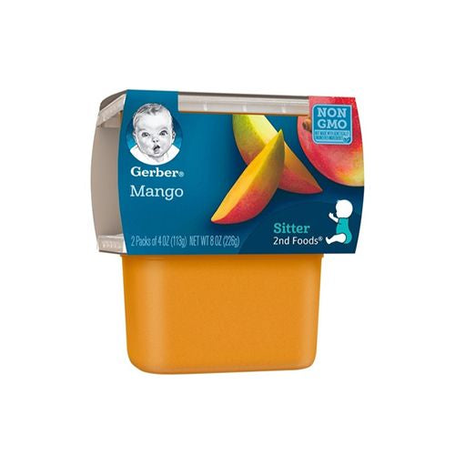 Gerber 2nd Foods Mango Baby Food, 4 oz Tub