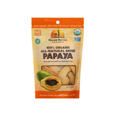 Mavuno Harvest, Fruit Dried Papaya Org - 2oz