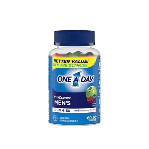 One A Day Men's Multivitamin Gummies - 80ct