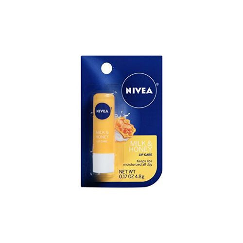 NIVEA Milk & Honey Lip Care 0.17 oz. Carded Pack