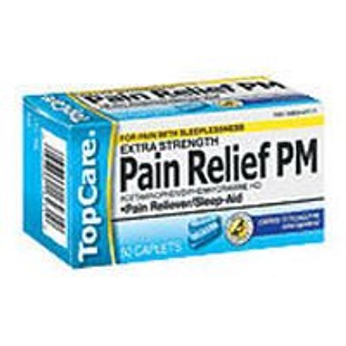 Pain Relief PM Extra Strength / Acetaminophen, Diphenhydramine HCl / TABLET, COATED