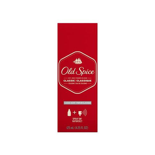 Old Spice Cologne Spray for Men  Classic Scent  4.25 fl oz