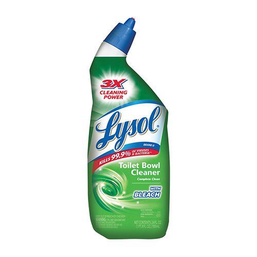 Lysol Bleach Toilet Bowl Cleaner  24oz  10X Cleaning Power