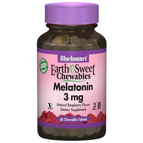 Bluebonnet Nutrition Earthsweet Chewables Melatonin 3 mg 120 Chwbls