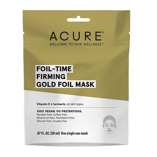 ACURE FIRMING GOLD FOIL SHEET MASK