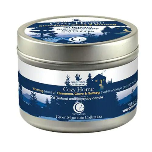 Way Out Wax - Soy Wax Candle Large Travel Tin Cozy Home - 6.7 oz.