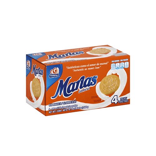 Gamesa Marias Vanilla Cookies 19.7 Ounce 12 Pack Paper Box