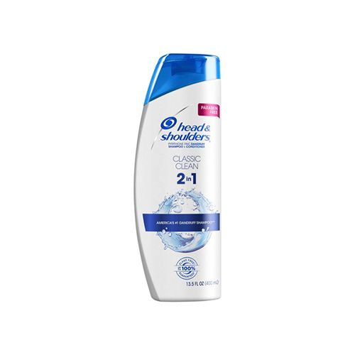 Head & Shoulders Anti-Dandruff 2 in 1 Shampoo and Conditioner  Classic Clean  13.5 fl oz