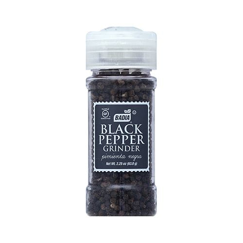 Badia Black Whole Pepper Grinder, 2.5 Oz