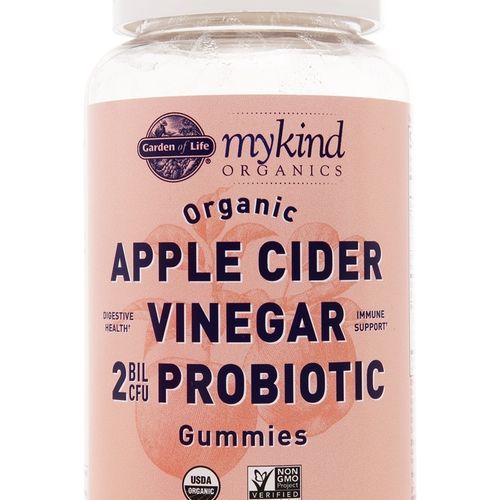 Garden of Life - mykind Organics Apple Cider Vinegar Probiotic 2 Billion CFU - 60 Gummies