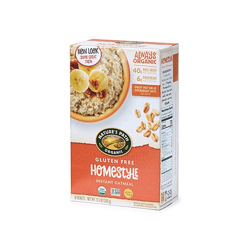 NATURE'S PATH, HOMESTYLE GLUTEN FREE HOT OATMEAL
