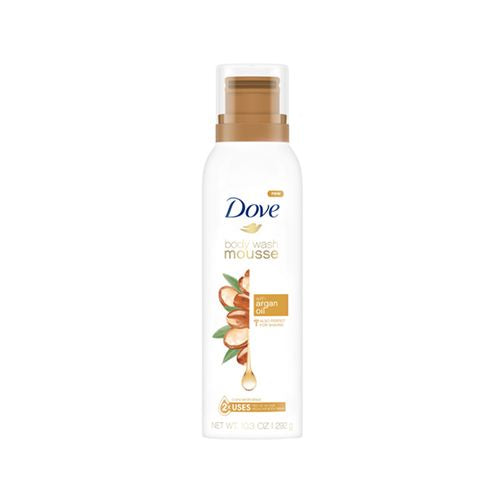 Dove Body Wash Mousse with Argan Oil  10.3 Oz.