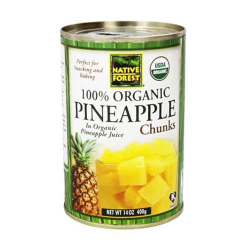 100% ORGANIC PINEAPPLE CHUNKS JUICE, PINEAPPLE