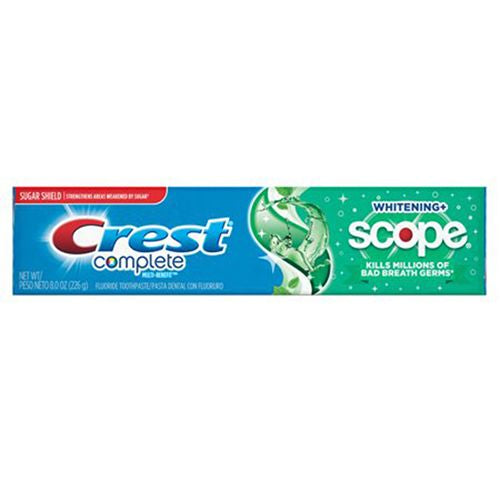 Crest Complete Whitening + Scope Toothpaste  Minty Fresh  8 oz