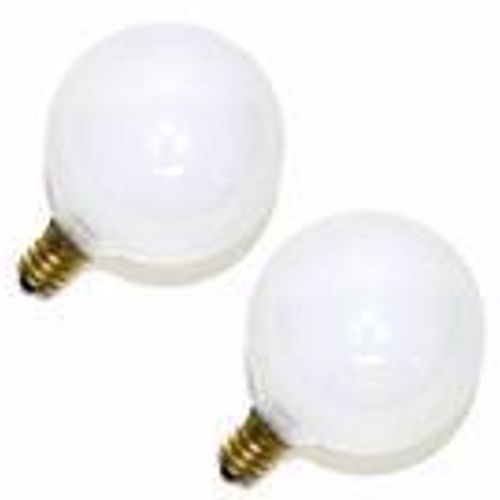 Sylvania 25W Small Globe  White  2pk