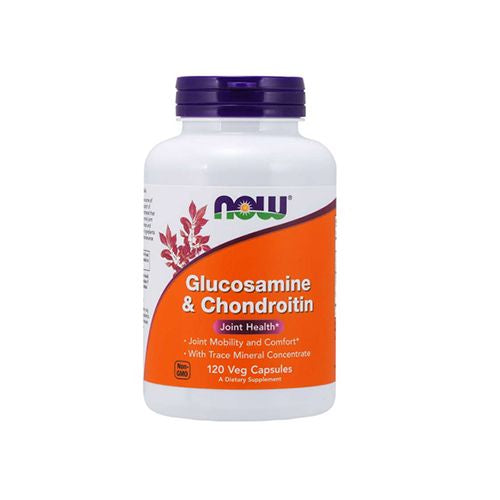 NOW Foods - Glucosamine and Chondroitin with Trace Minerals - 120 Veg Capsules