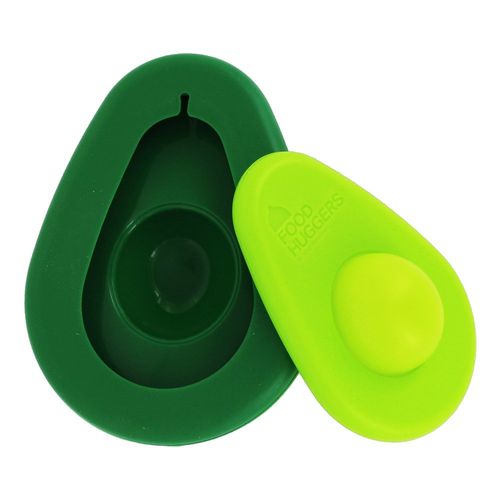 Avocado Huggers by Food Huggers | 2pc Silicone Reusable Avocado Savers with Pit Storage | BPA Free, Dishwasher Safe Holder | Large & Small Set (B01M4QI8U3)