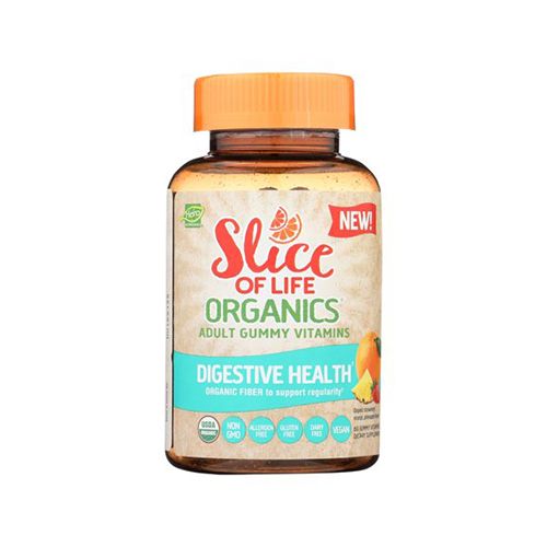 Slice Of Life Organics - Organic Gummy Vitamins - Digestive Health - 60 Count