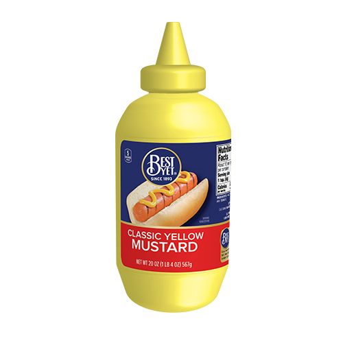 Best Yet Squeeze Mustard - 20 Oz