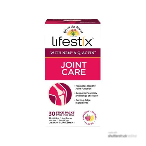 Lily of the Desert Lifestix Joint Care, Raspberry Lemonade Stick Powder Packs, 30 Ct