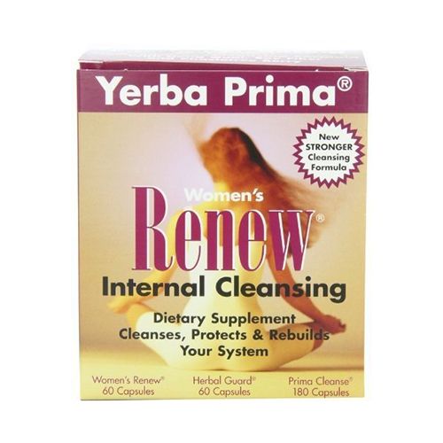 Yerba Prima Women s Renew Cleansing System Capsules  60 Ct