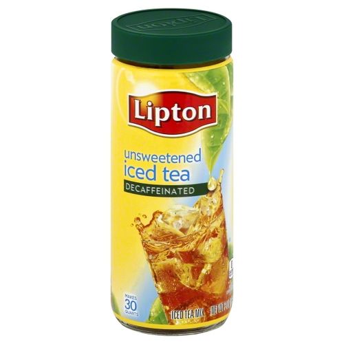 Lipton Decaffeinated Unsweetened Black Iced Tea Mix, 3 Oz