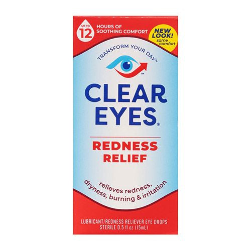 Clear Eyes Redness Eye Relief Lubricant Eye Drops  0.5 fl oz
