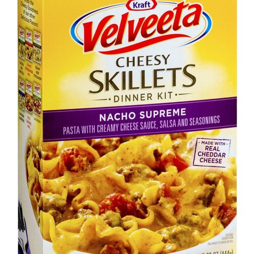 Velveeta Skillets Chicken Alfredo Dinner Kit, 12.5 oz Box