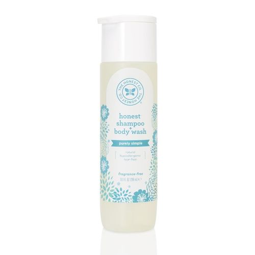 The Honest Company Baby Shampoo + Body Wash  Fragrance Free  Sensitive  10 Fl Oz