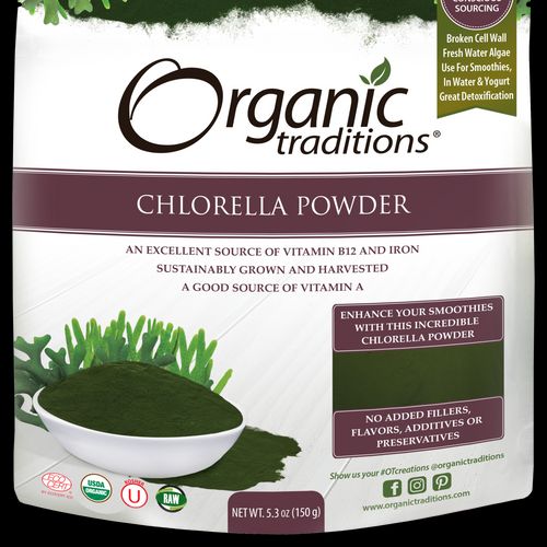 Organic Traditions  Chlorella Powder 5.3oz