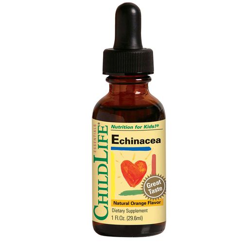 ChildLife Essentials Echinacea Herbal Supplement  Orange  1 fl. oz.