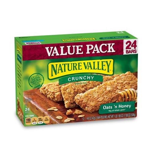 Nature Valley Crunchy Oats 'N Honey Granola Bars - 24ct