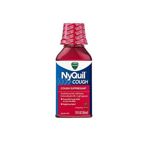 Nyquil Cough Liquid 12 Oz