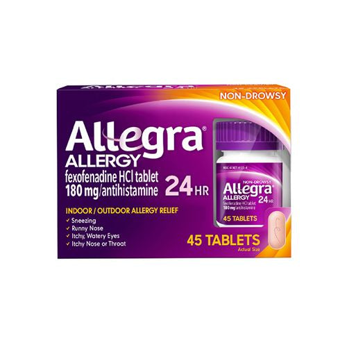 Allegra Adult 24HR Tablet (45 Ct  180 mg)  Allergy Relief