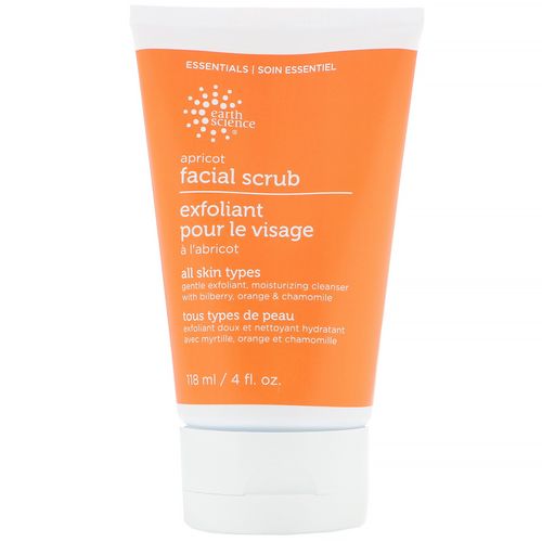 Earth Science Facial Scrub Apricot Gentle - 4 fl oz