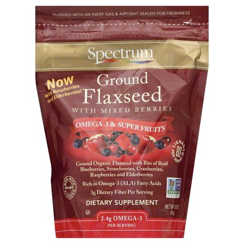 Spectrum Essentials - Ground Premium Flaxseed with Mixed Berries - 12 oz.