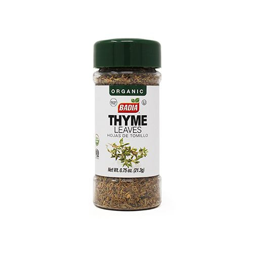 3 Pack Badia Organic Whole Thyme Leaves Hojas de Tomillo 0.75 Oz ea